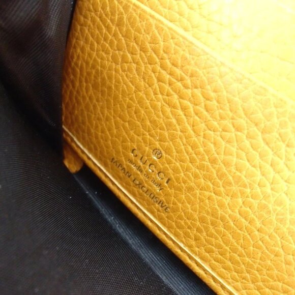 Authentic GUCCI 307984.496353 Zip Around Bamboo purse leather [Used] - Picture 16 of 16